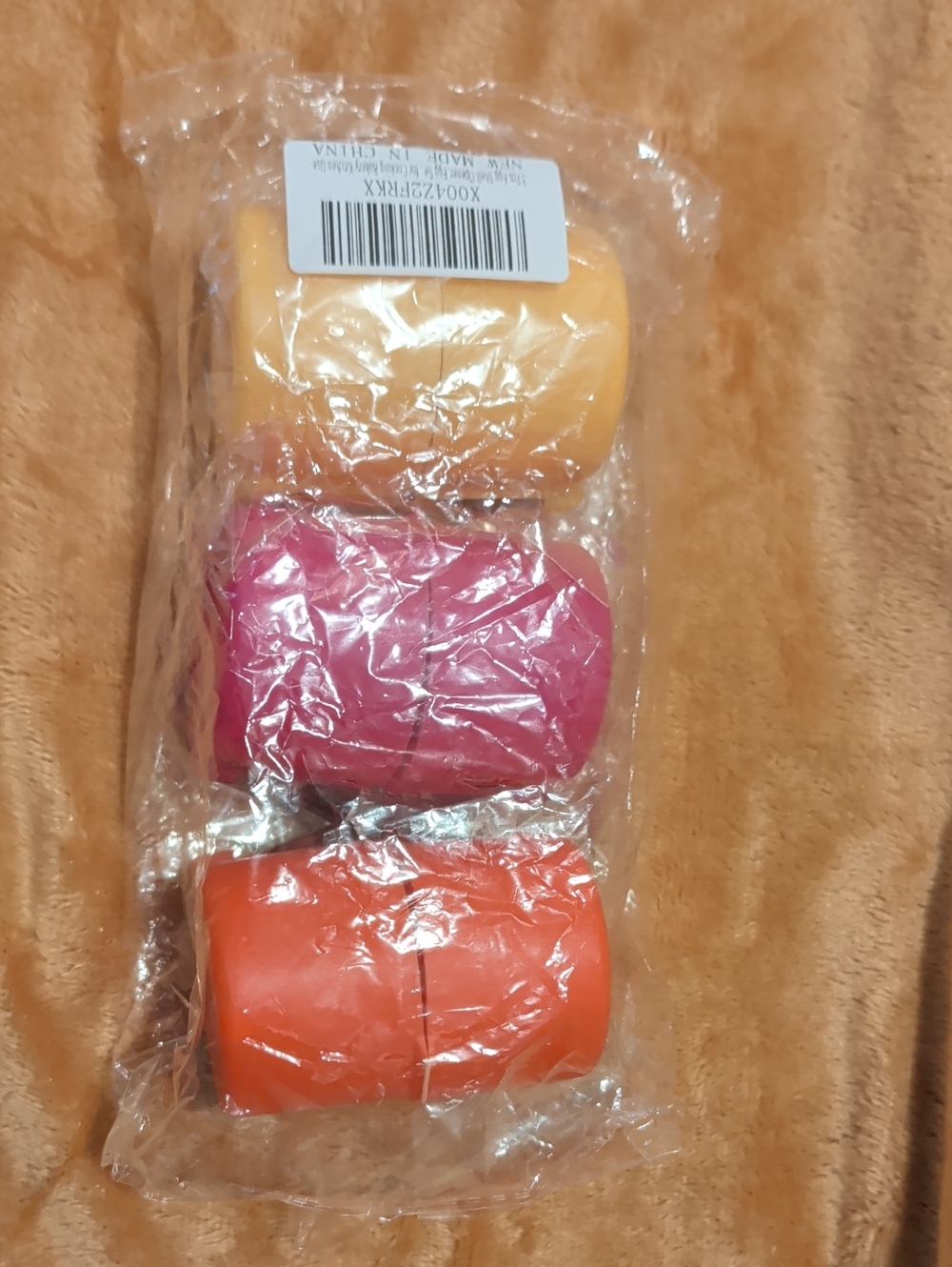 Egg Shell Opener Set of 3 in Yellow, Pink, and Orange